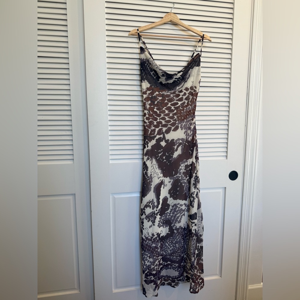 SYNDYS Maxi Dress in Snake Skin – Size S (NWT) - Picture 4 of 9
